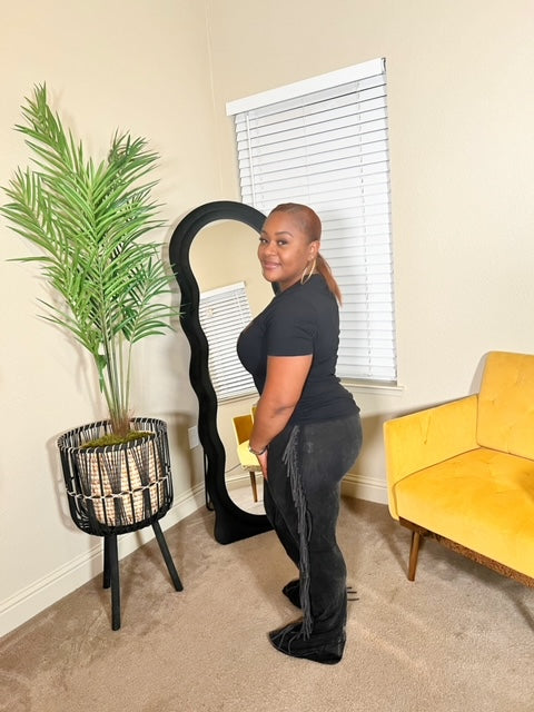 Boho Chic Fringe Pants