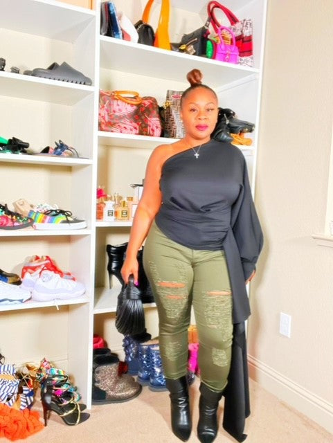 Bust It Baby Jeans Olive